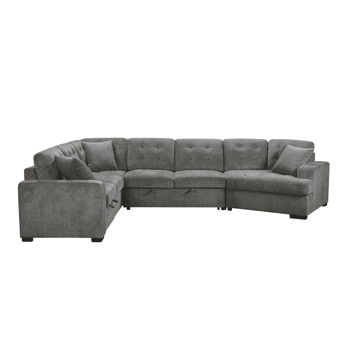 Logansport 4-Piece Sectional with Pull-out Bed and Pull-out Ottoman