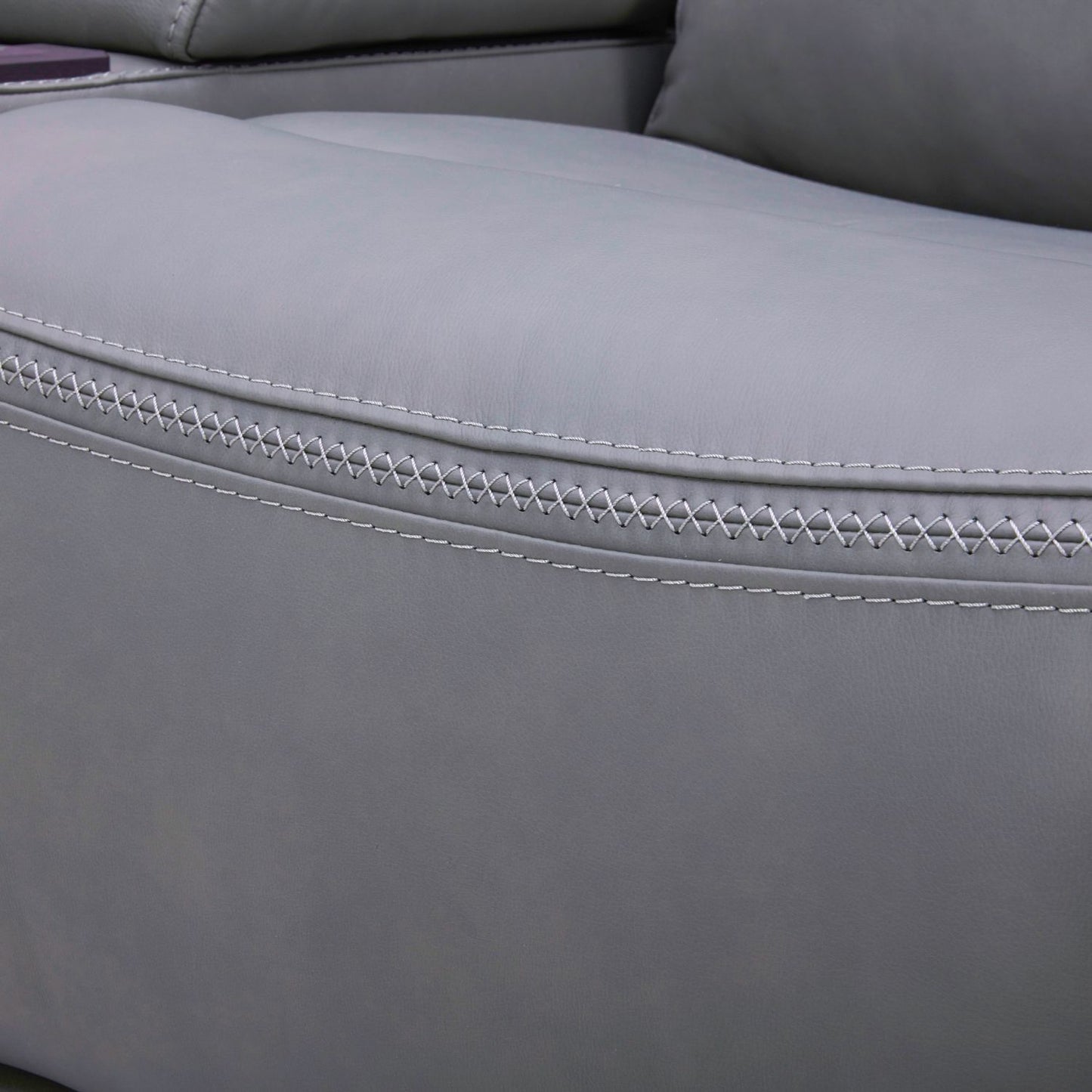 Cooper Loveseat w/Console P3 & ZG - Blue Gray