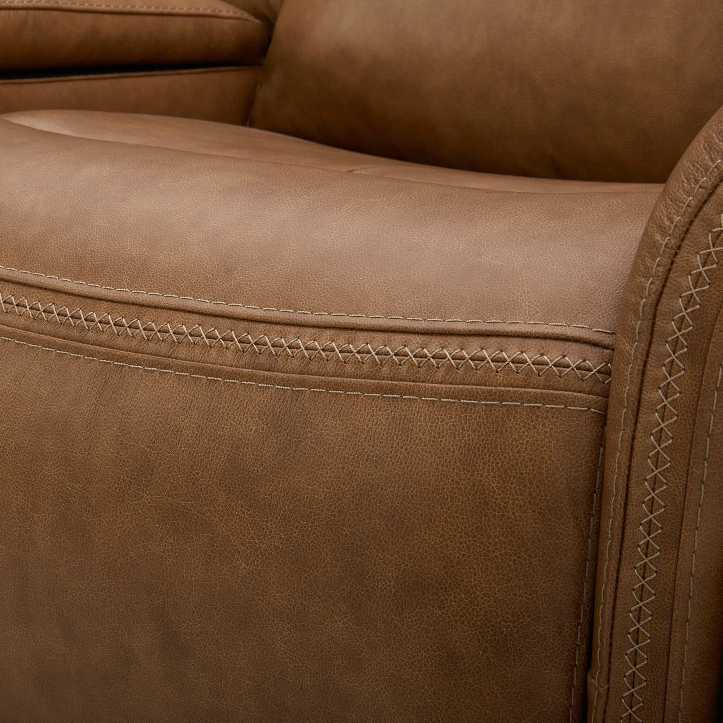 Cooper Loveseat w/Console P3 & ZG - Camel