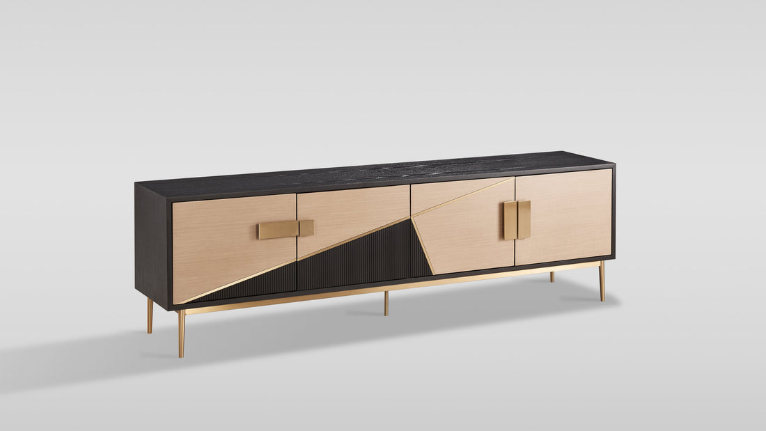 Divolia TV Console (Black & Grey)