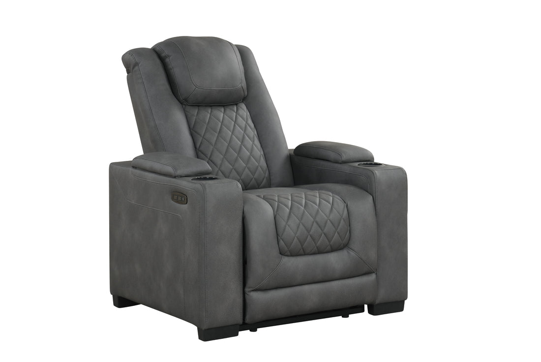 Rima 3pcs Power Reclining Set (Dark Grey)