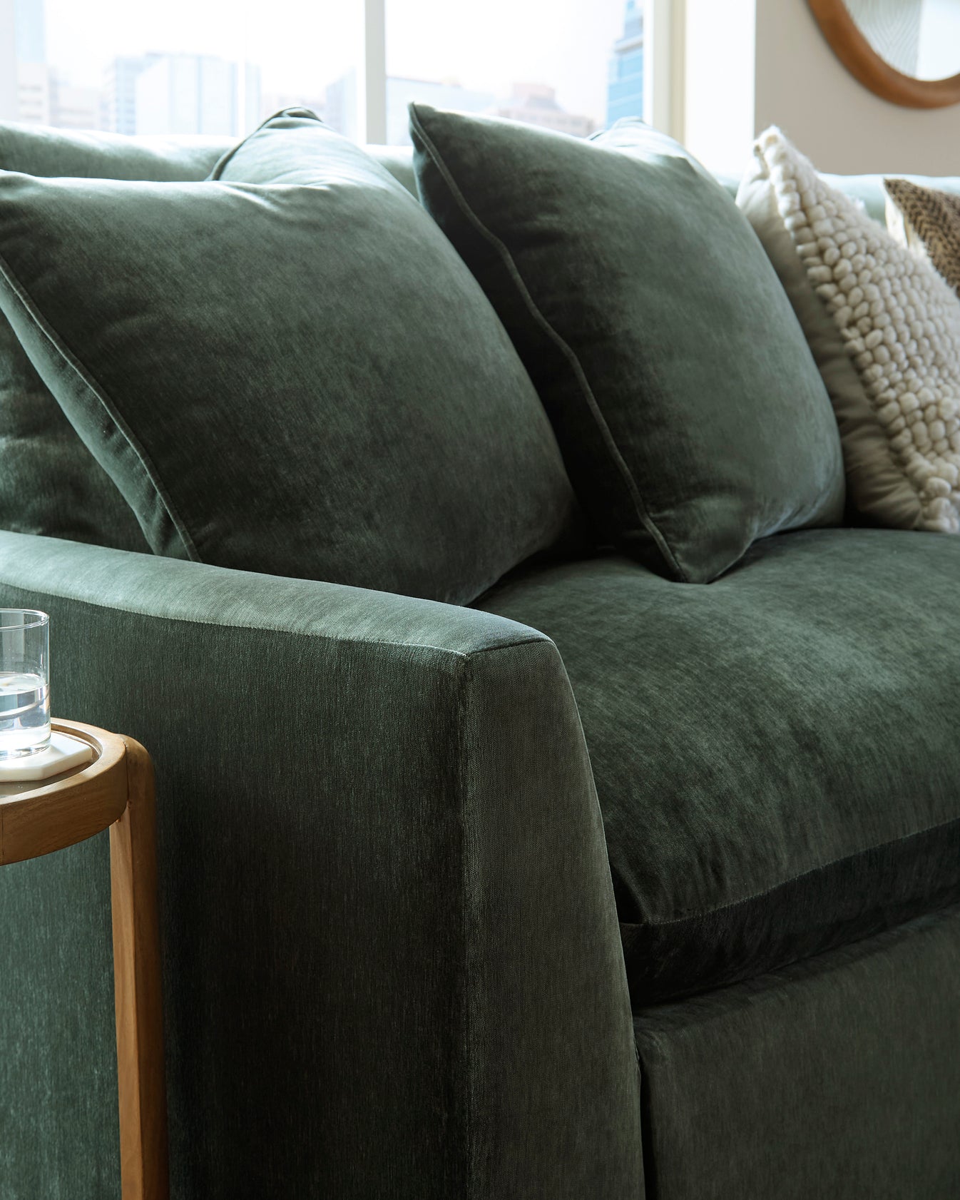 Carriage Collection sectional Green