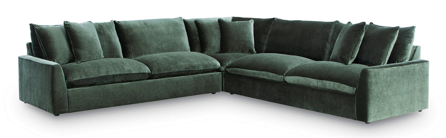 Carriage Collection sectional Green
