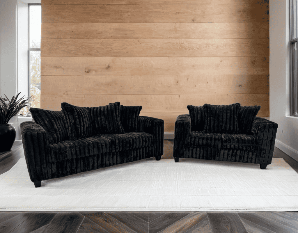 510 Black - Sofa & Loveseat Set **NEW ARRIVAL**