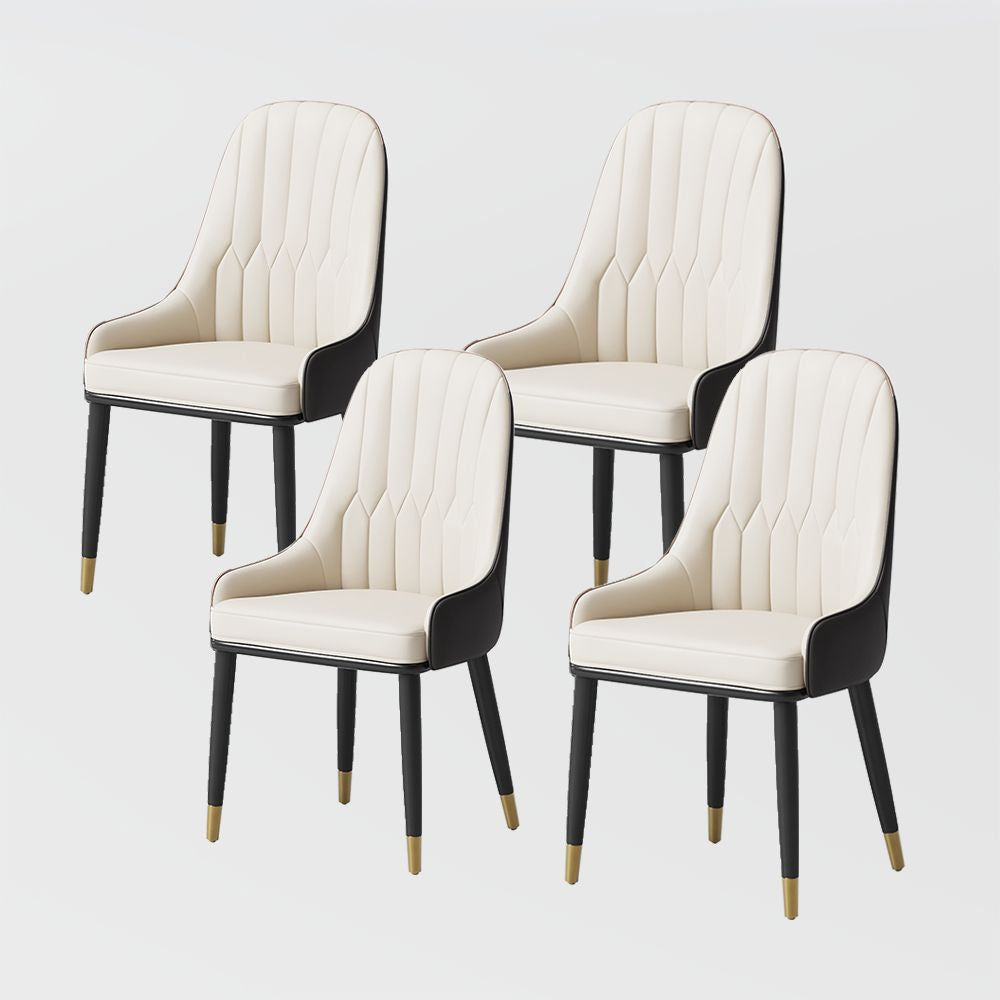 79" Modern Dining Table Set with 6 chairs