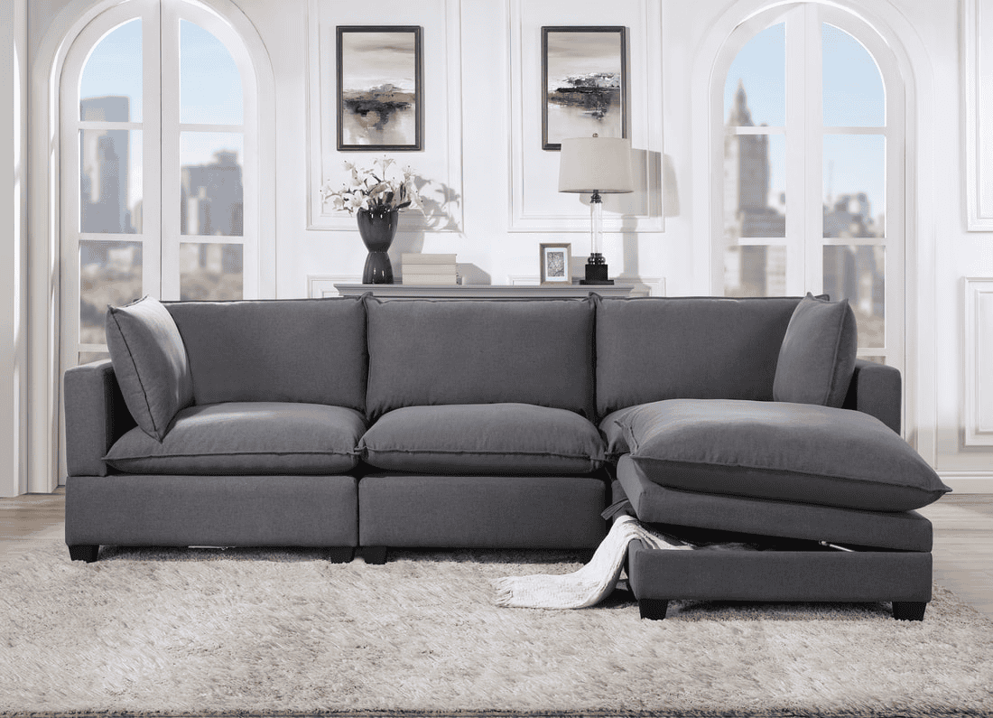 Cloud2 Charcoal Modular Sectional