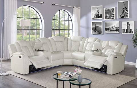 S3480 Eclipse Sand power reclining sectional