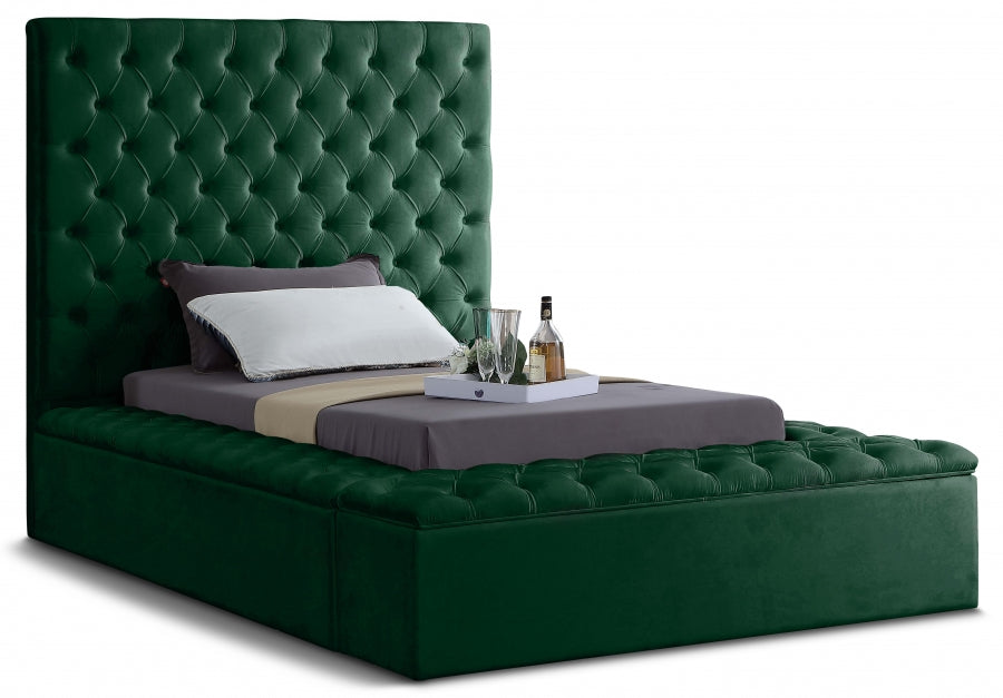 Bliss Velvet twin Bed