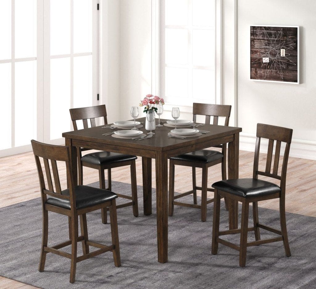 Walton – 5 Piece Pub Set – Walnut