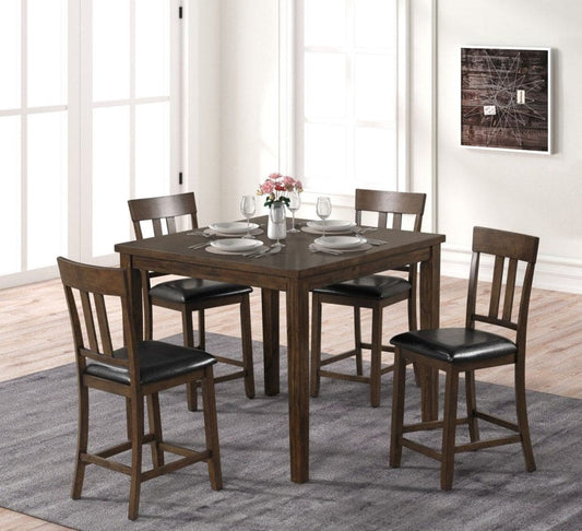Walton – 5 Piece Pub Set – Walnut