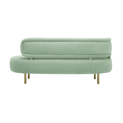 Tischa Mint Green Velvet Sofa