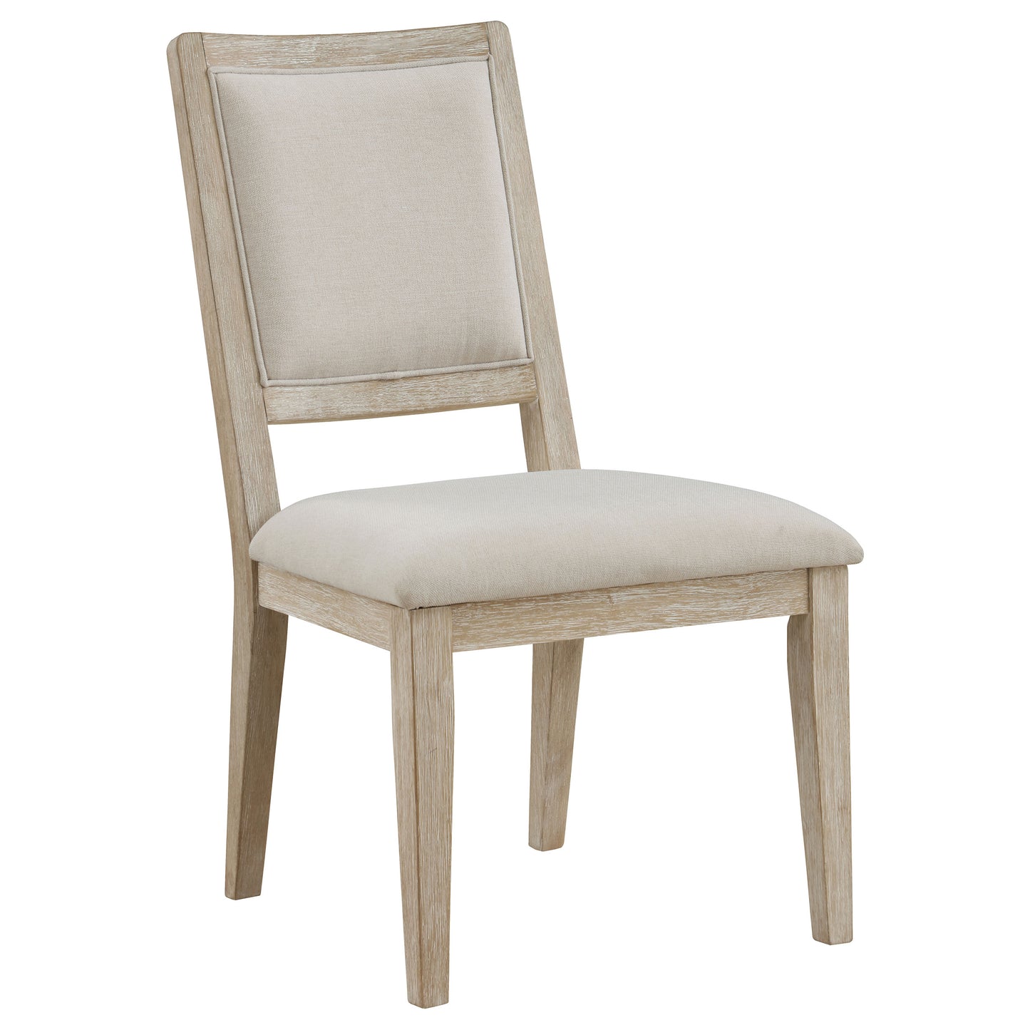Trofello 5-Piece Farmhouse Round Pedestal Dining Set White Washed