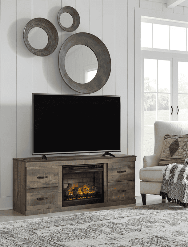 EW0446-268 - TV Stand w/Fireplace 60" L