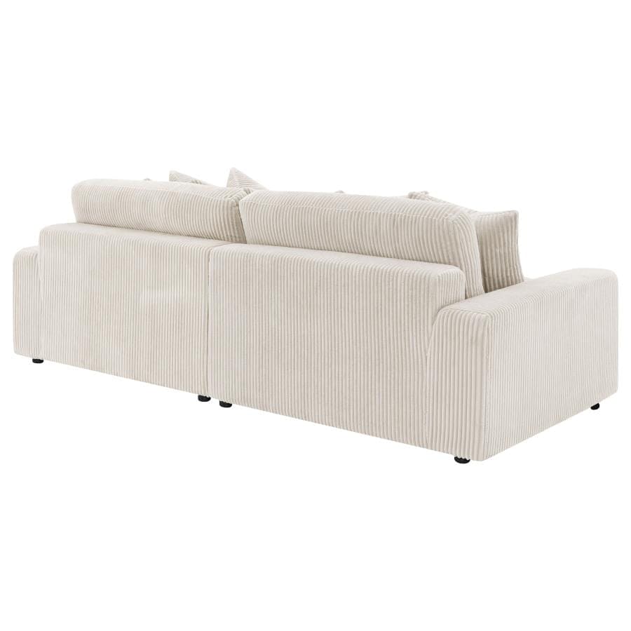 Blaine 2-Piece Upholstered Reversible Sectional Sand