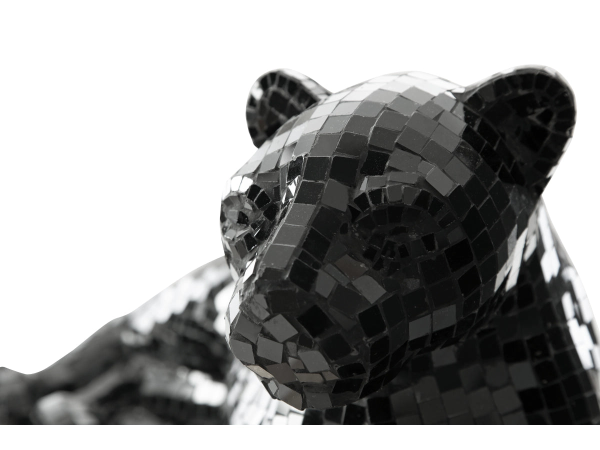 Leopard Panther Sculpture Black