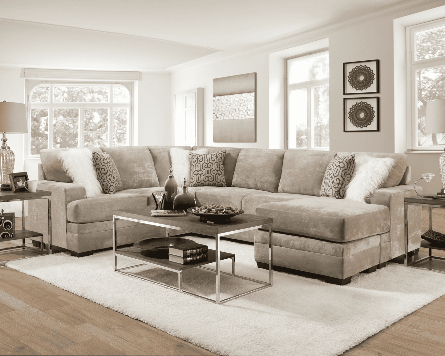 2760 Hearth Cement Sectional