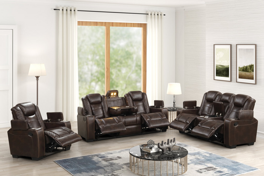 STEFANO60 3PC Reclining Set Espresso