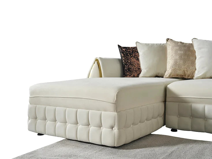 Sicilya Sectional (Off White)