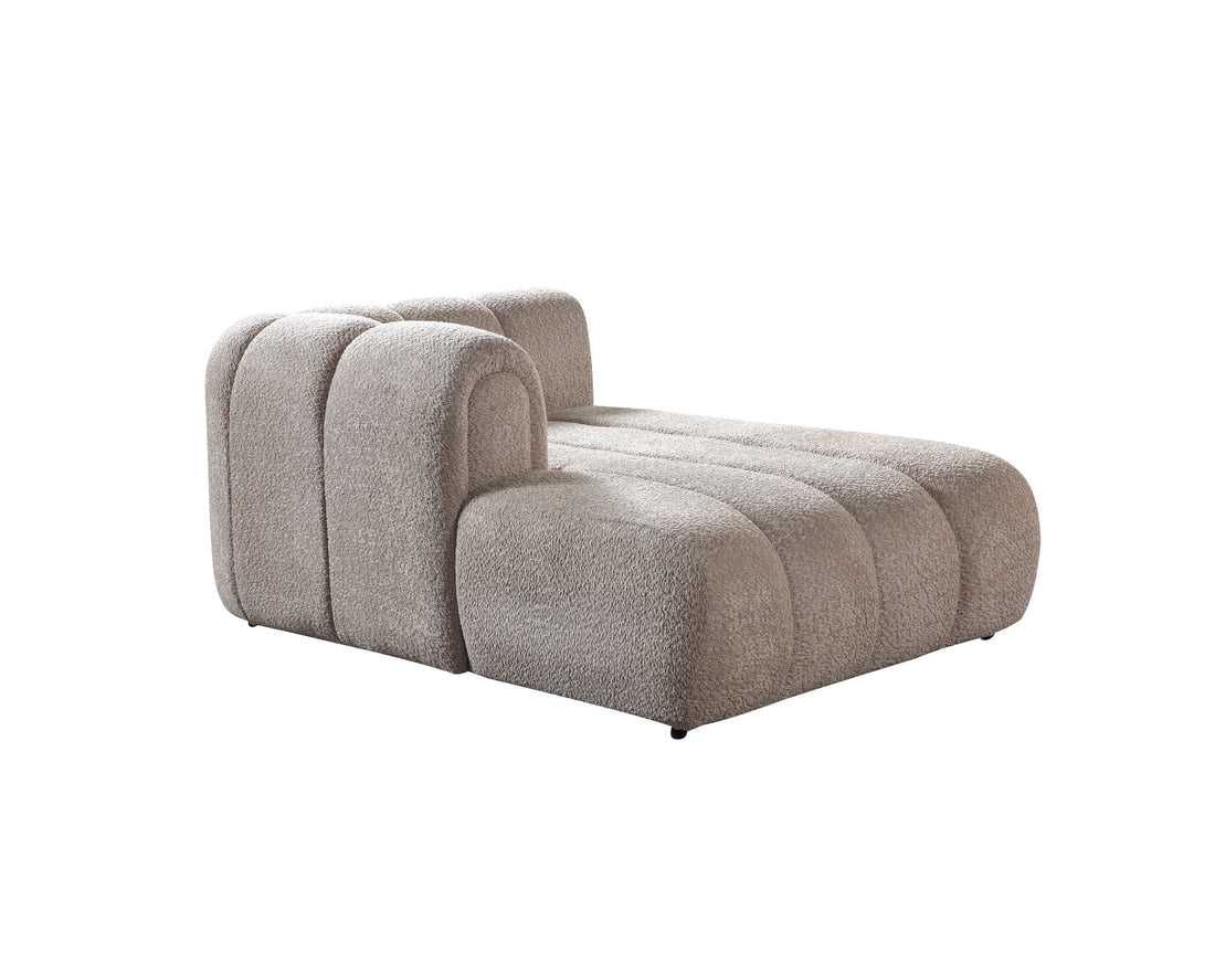 Lis Sand Boucle Double Chaise 147" Sectional