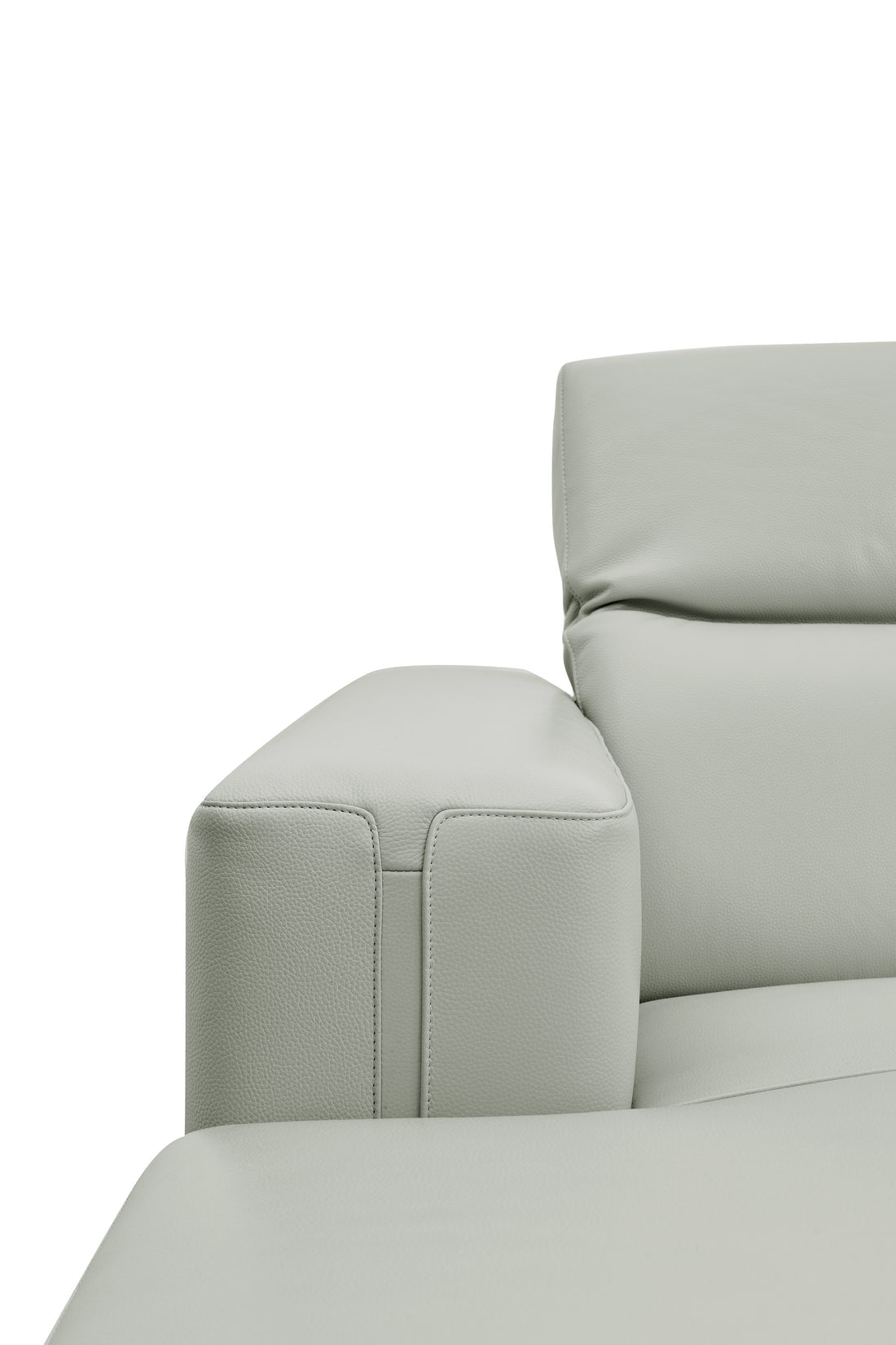 Noel Italian Leather/Match Power Reclining Sectional with Chaise