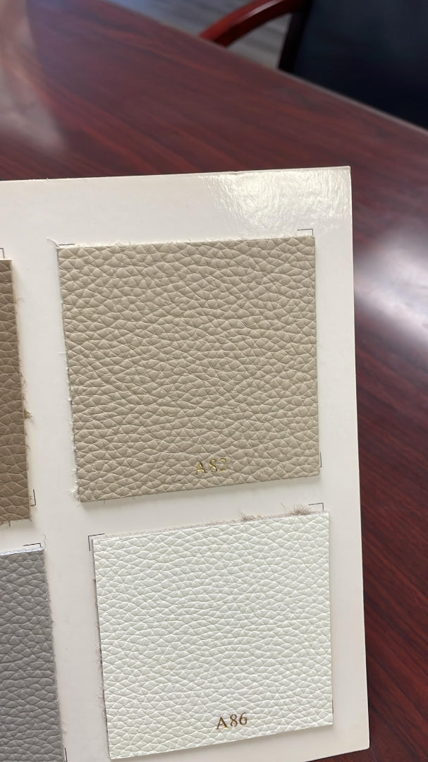 7-pcs Cream 3 power TOP GRAIN LEATHER P.MOTION