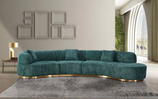 Lucy comfort Green sectional