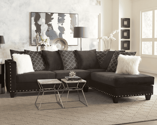 2019 Black Combo Sectional