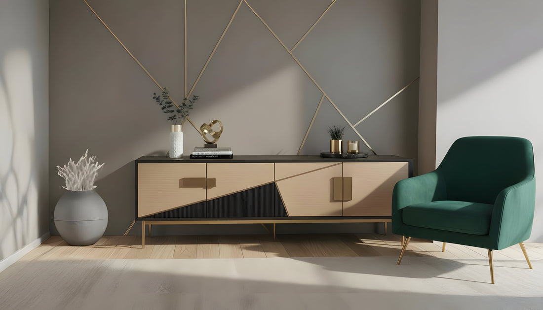 Divolia TV Console (Black & Grey)