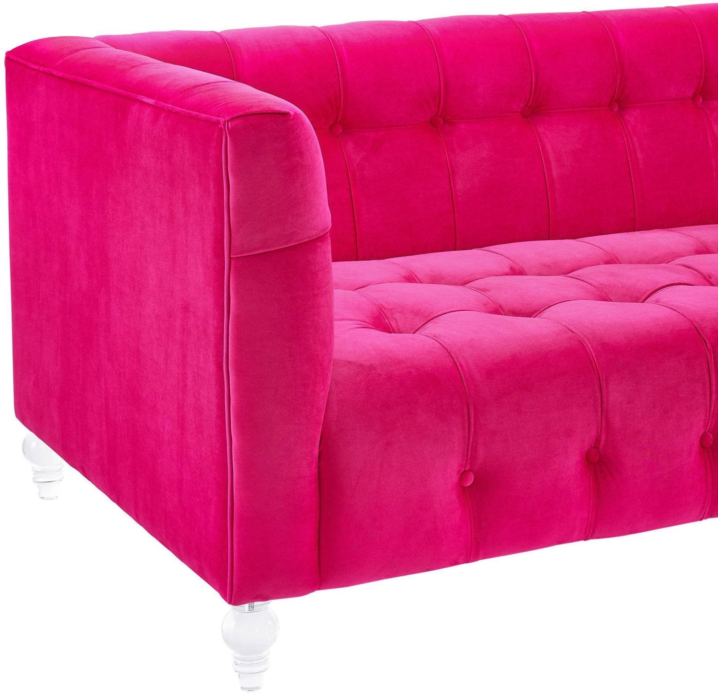 Bea Hot
Pink Velvet Sofa