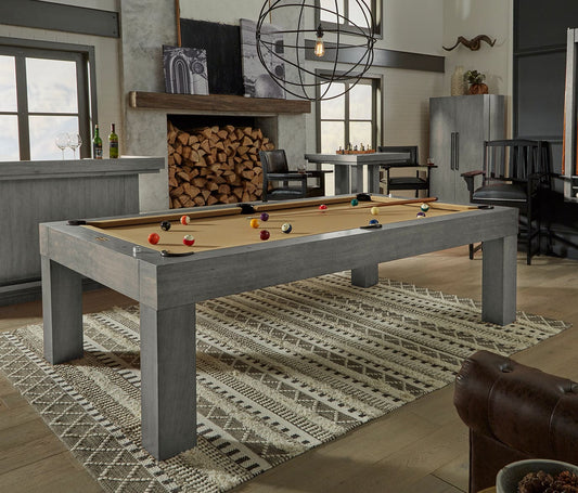 American Heritage® Alta 8’ Pool Table, Charcoal