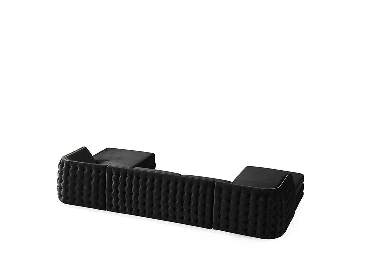 Sicilya Sectional (Black)