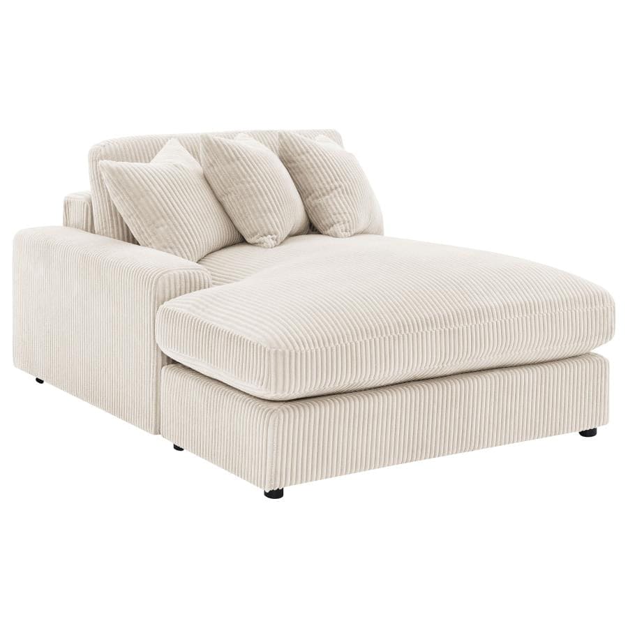 Blaine 2-Piece Upholstered Reversible Sectional Sand