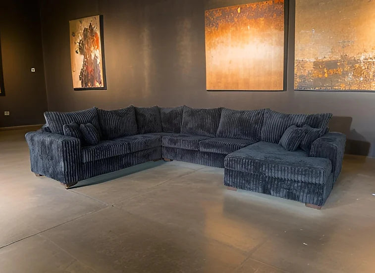 Texan 4pcs Sectional BLACK