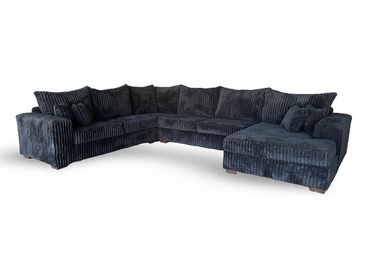 Texan 4pcs Sectional BLACK