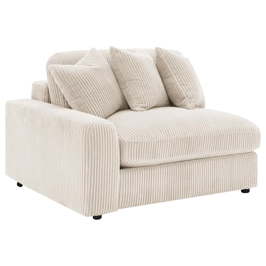 Blaine 2-Piece Upholstered Reversible Sectional Sand