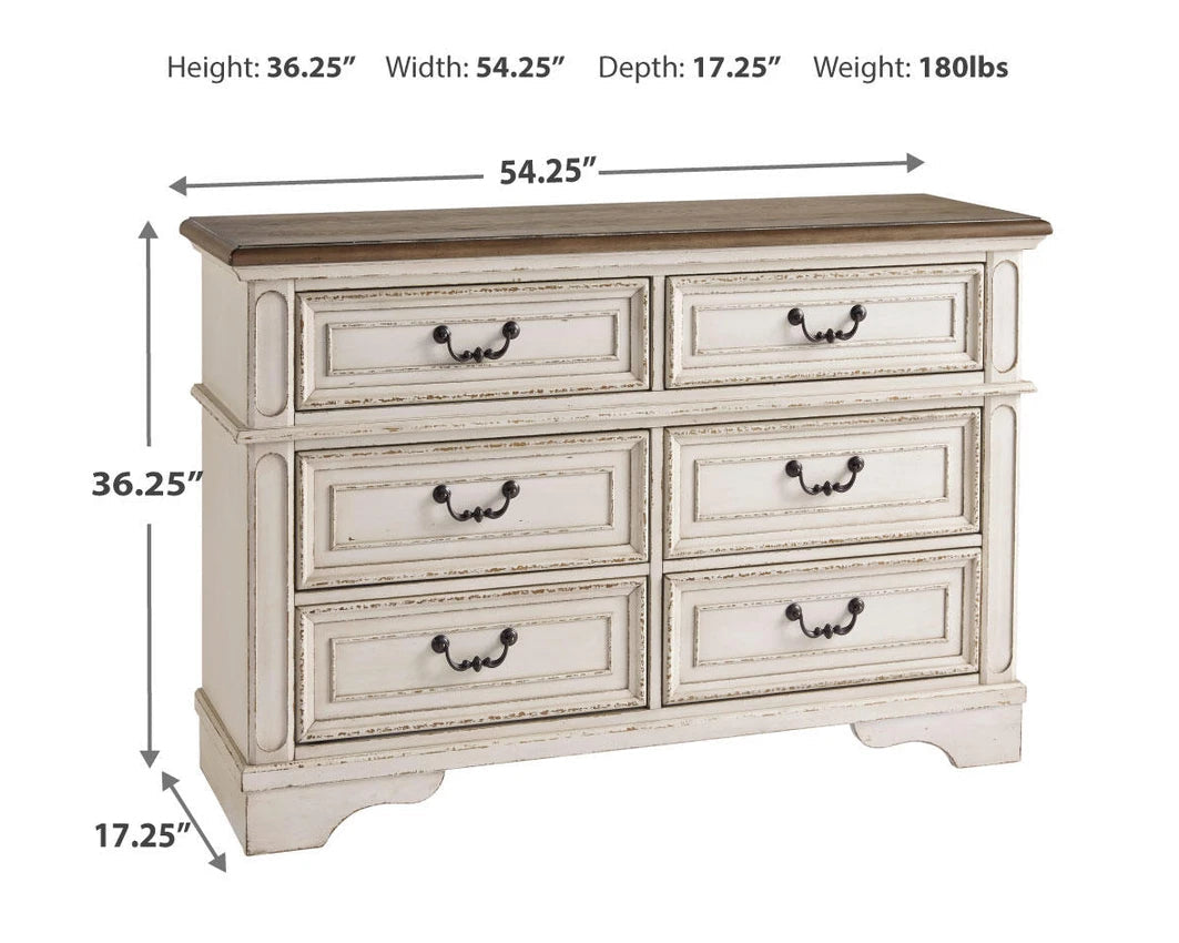 Realyn 6 Drawer Youth Dresser