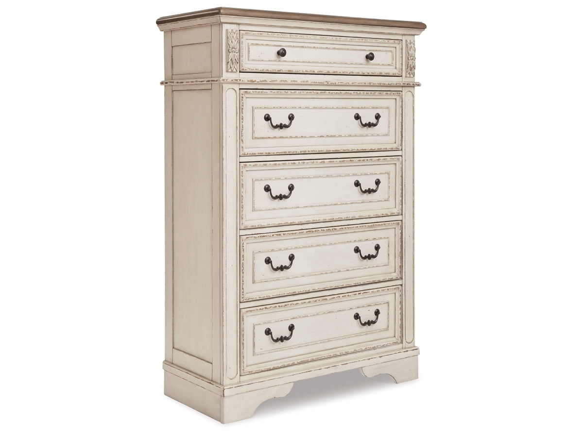 Realyn 5 Drawer Chest of Drawers