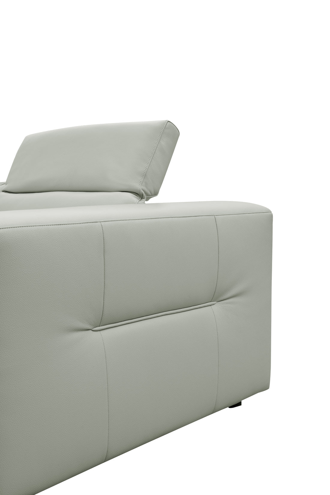 Noel Italian Leather/Match Power Reclining Sectional with Chaise