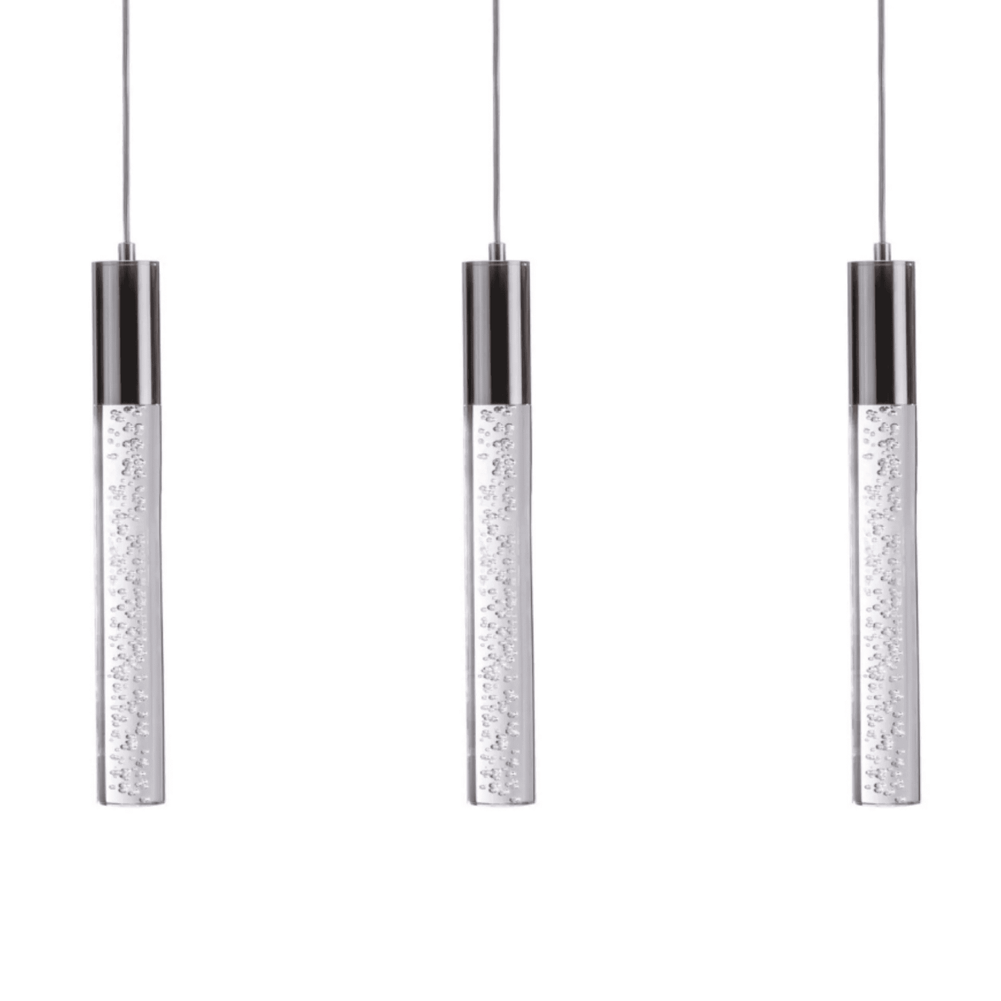 SPARKLING NIGHT CYLINDER CHANDELIER // 3 LIGHT