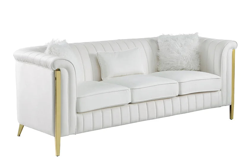 FARA CREAM SOFA & LOVESEAT