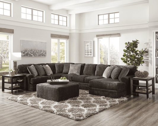 4376 Mammoth Smoke oversize Sectional Right Chaise