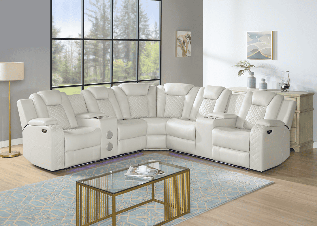 Spaceship Sand Power Reclining Sectional