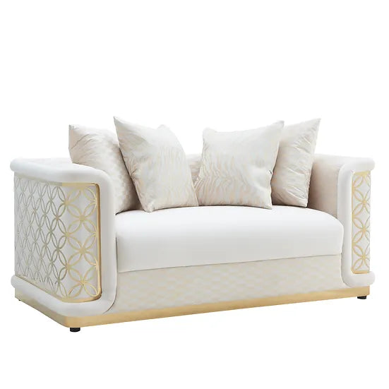 RIYA CREAM SOFA SET