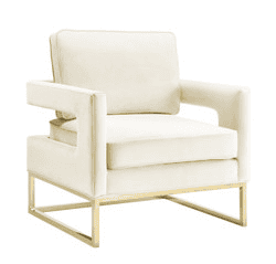 Avery Cream Velvet Chair