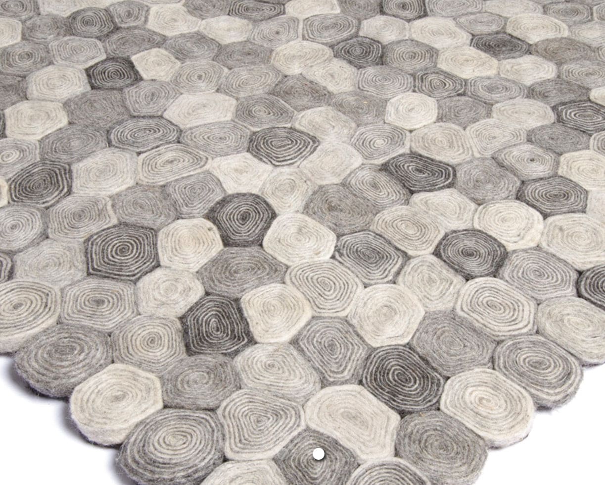 Ada Rug Hand Woven Gray