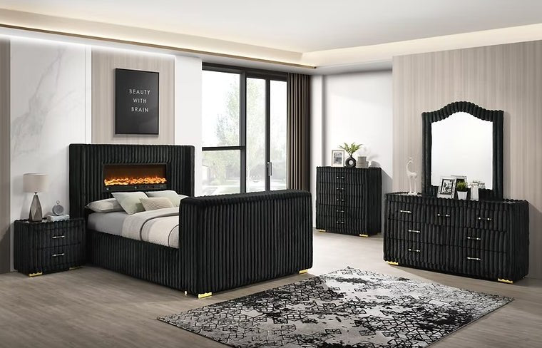 Henley Bed (Black)