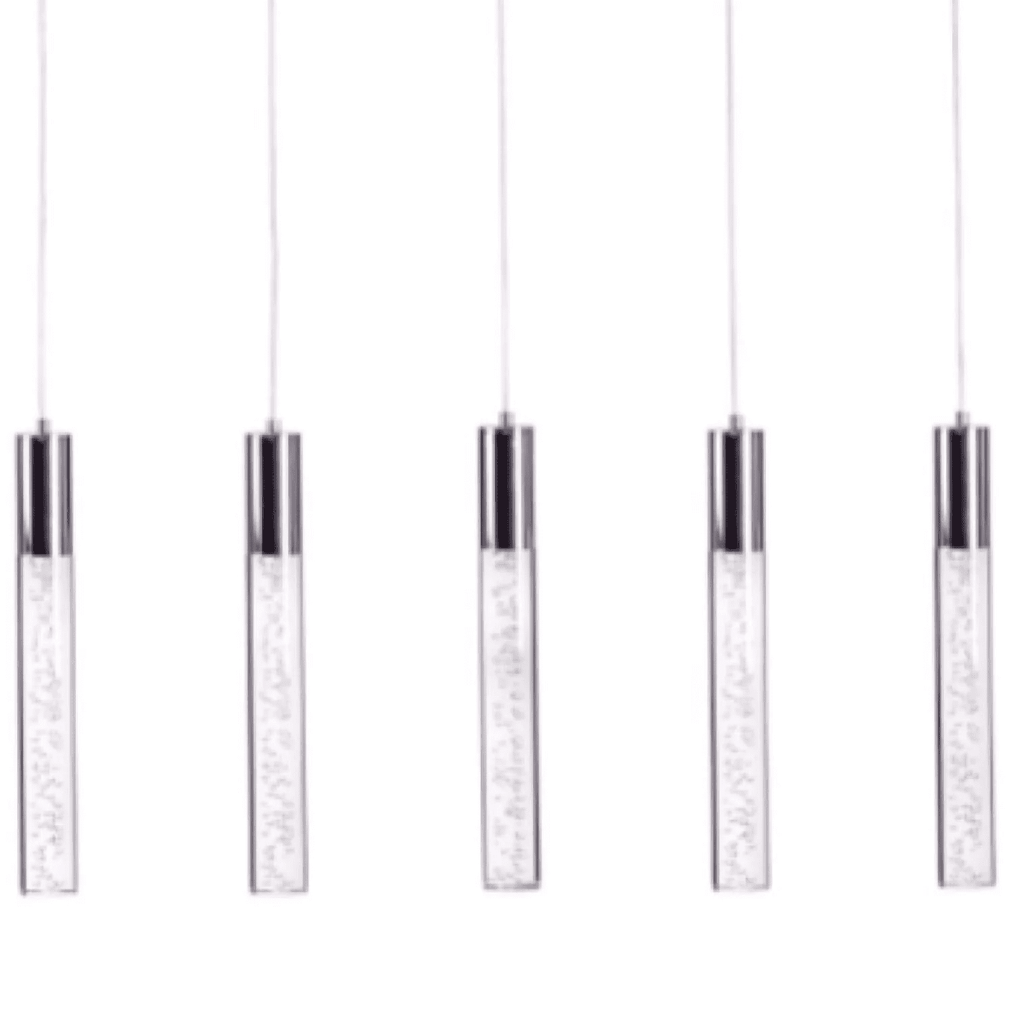 SPARKLING NIGHT CYLINDER CHANDELIER // 5 LIGHT
