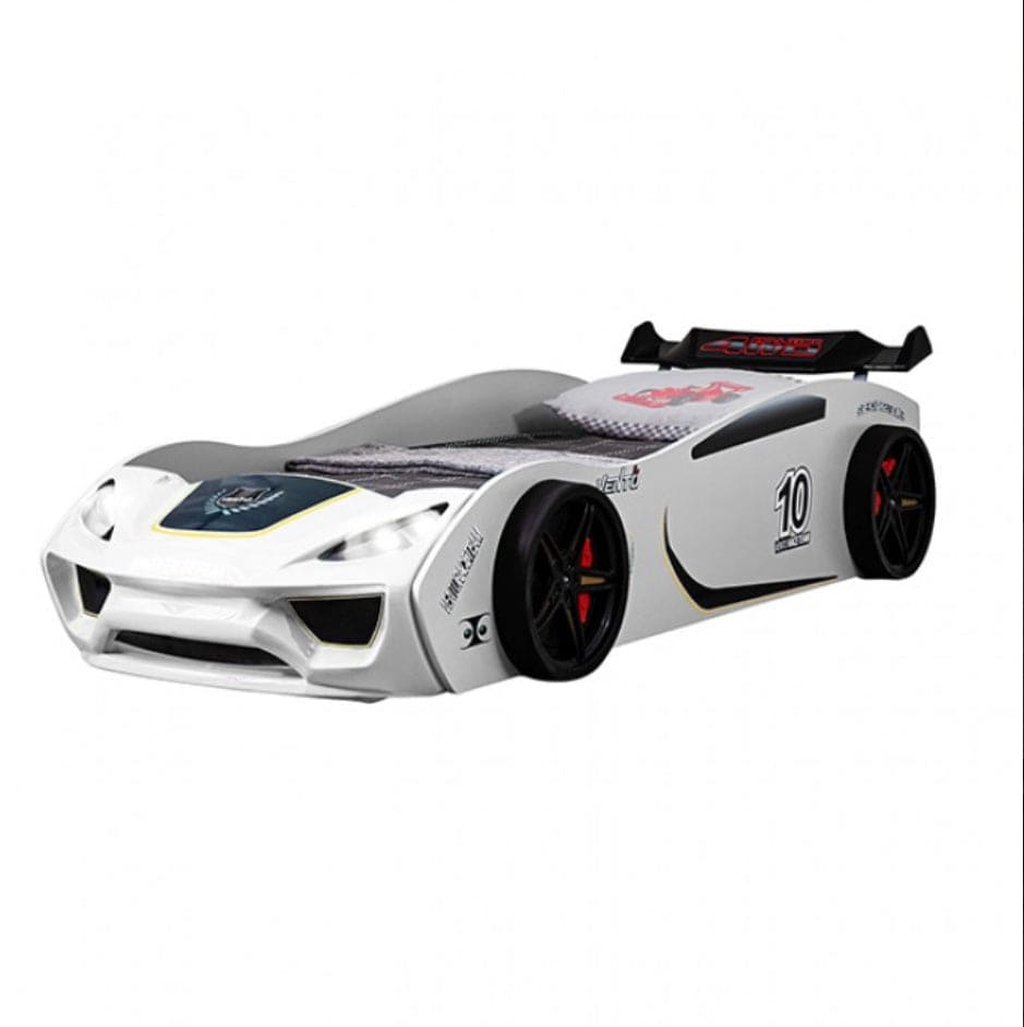 Roadster Twin race car bed white