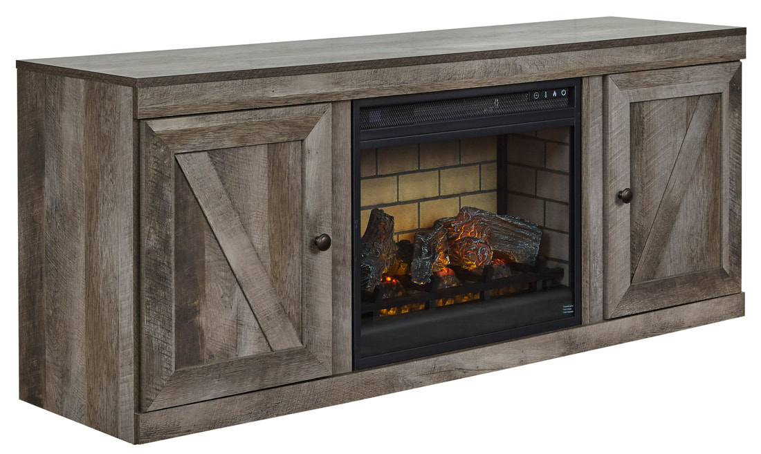 EW0440-268 - TV Stand w/Fireplace 60"L  SKU