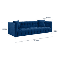 Bea Velvet Sofa